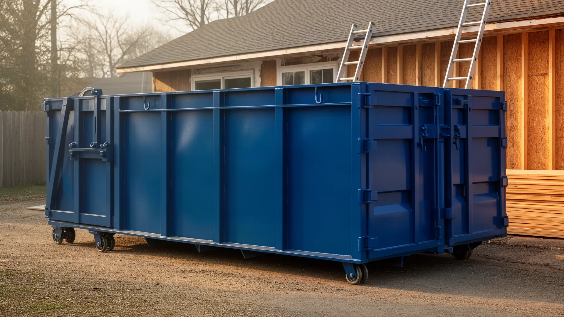 Roll-off dumpster from Platt Brothers Dumpster Rental in Myrtle Beach, SC